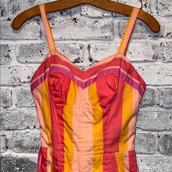 60s Sun Fashions of Hawaii Romper Play Suit Swim Bathing Suit - Picture 3 of 13